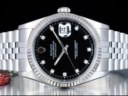 Rolex Datejust 36 Nero Jubilee Royal Black Onyx Diamonds - Full Set 16234